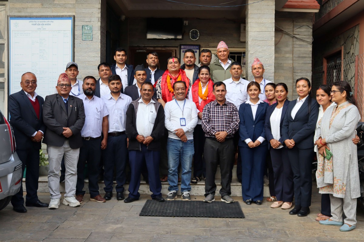 CTEVT Gandaki Province Office Faculty Members along with principal of constituent institute.